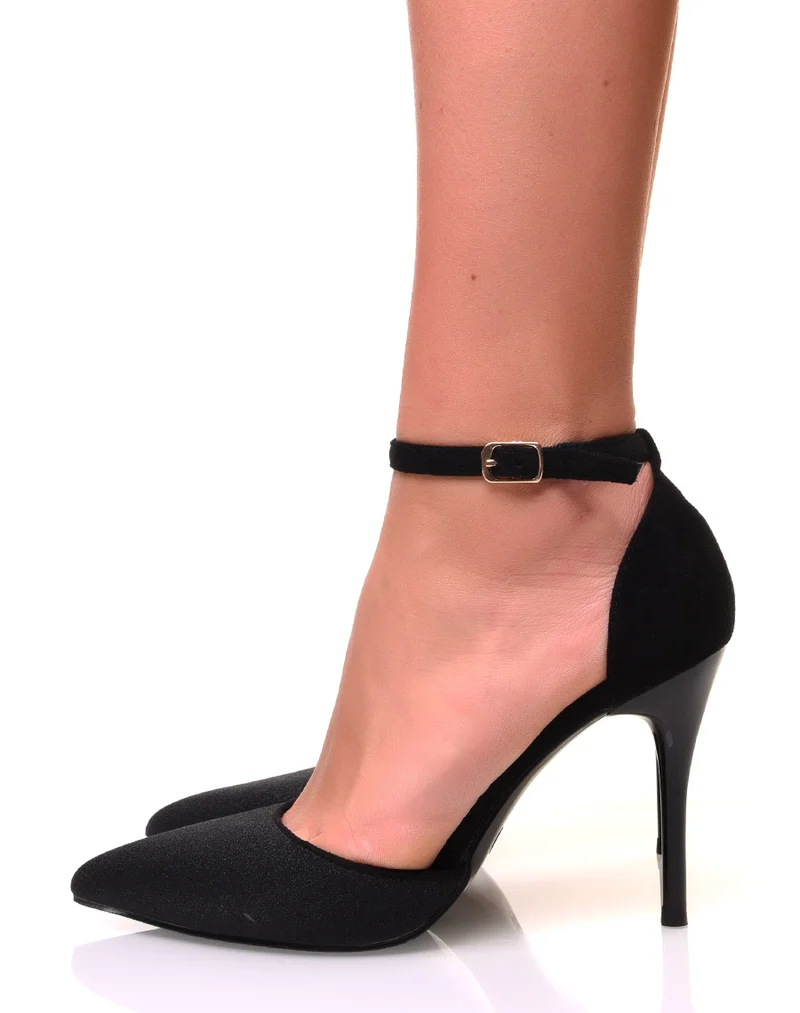 Escarpins noirs scintillants