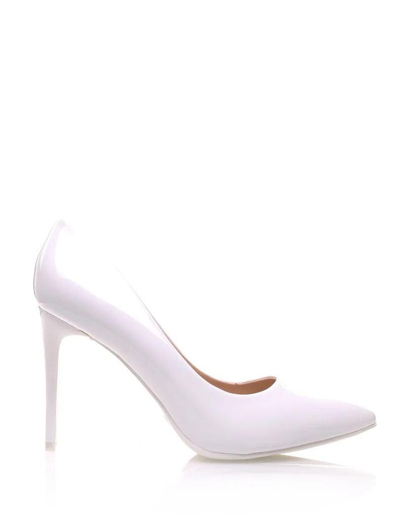 Escarpins blancs vernis