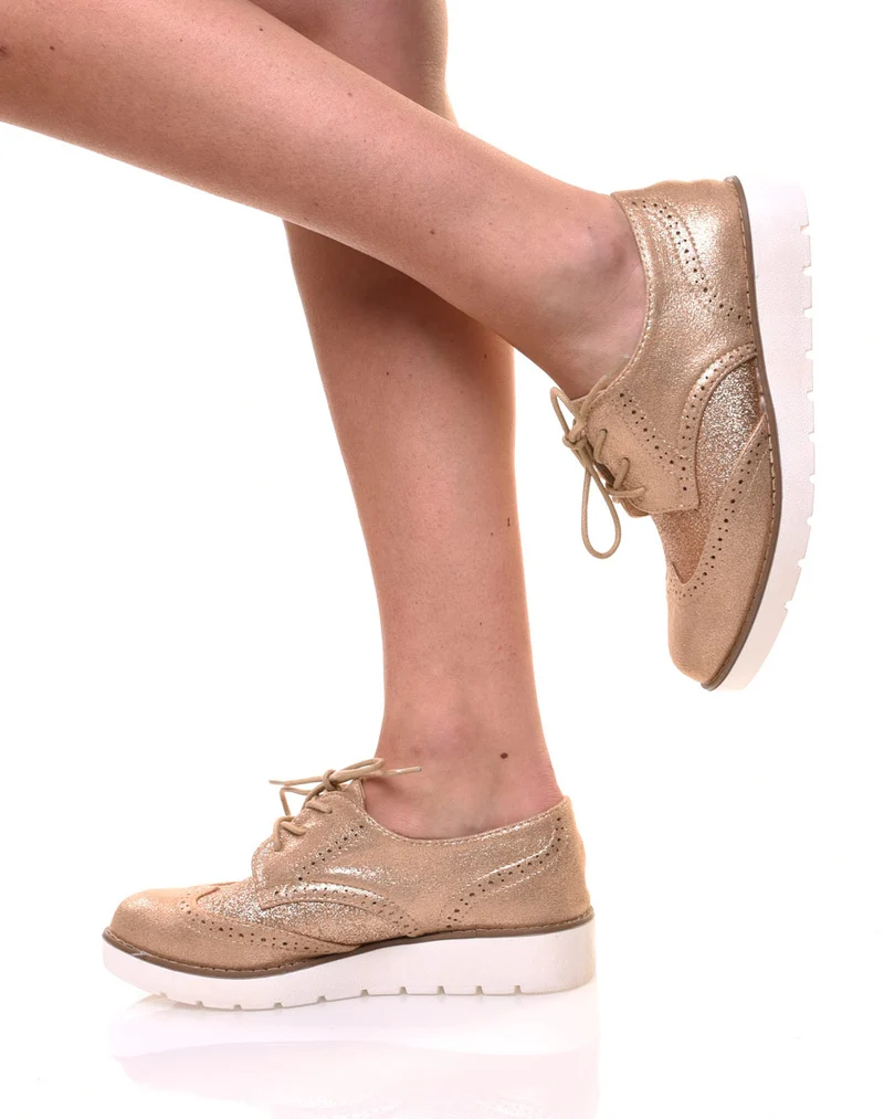 Derbies champagne brillante