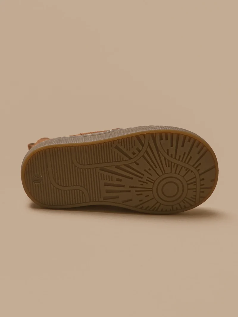 Boots chelsea bout fleuri cuir bébé