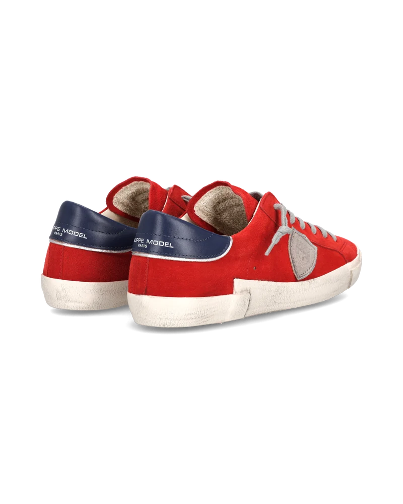 Sneakers Prsx Men, Red Grey