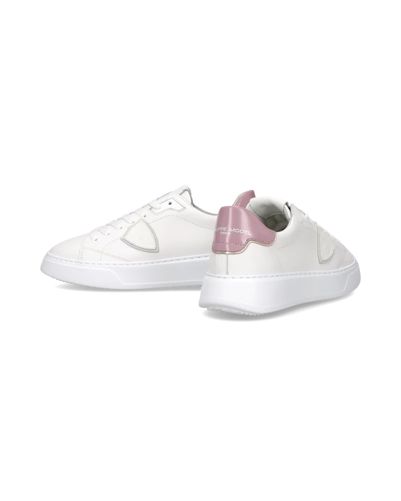 Sneakers Temple Women, White Mauve