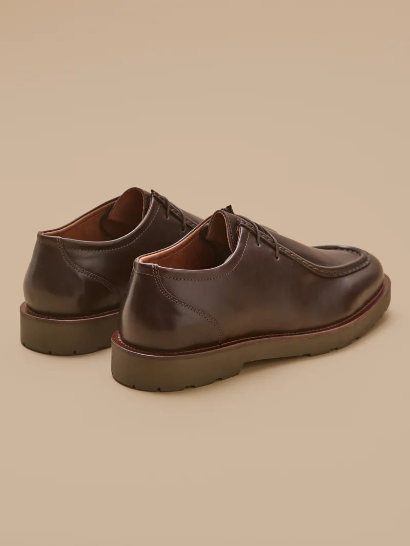 Derbies lacées cuir homme