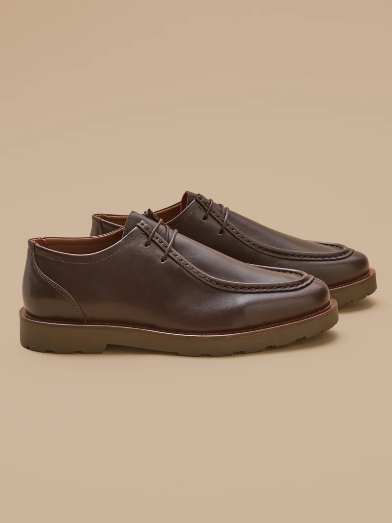 Derbies lacées cuir homme