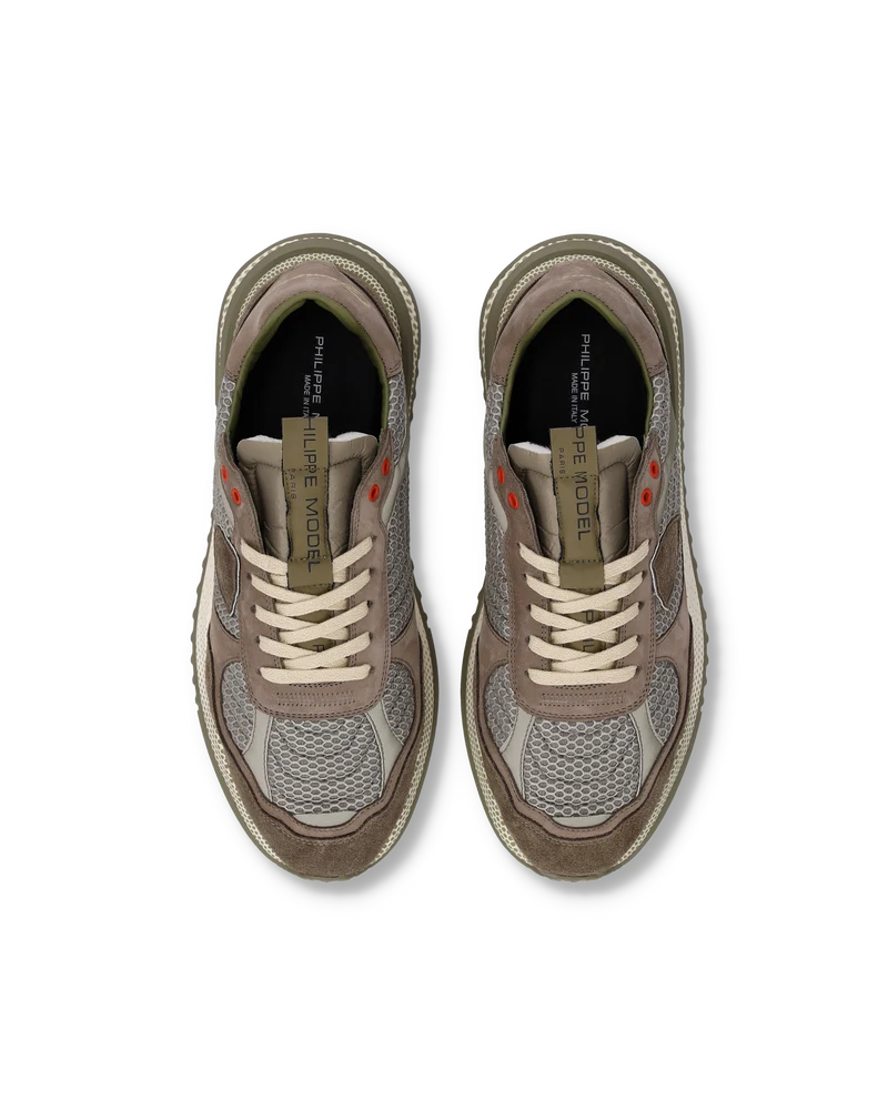 Sneakers Olympique Running Men, Mud Military Green