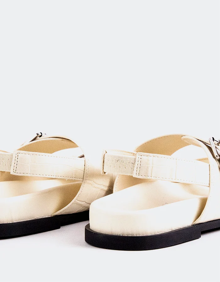 Biarritz White Croco