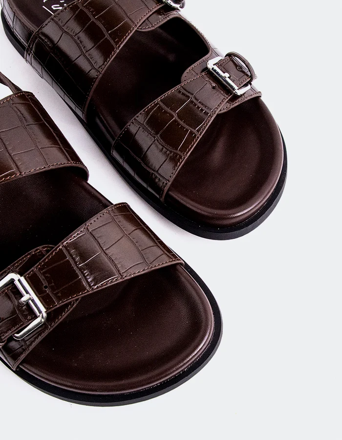 Biarritz Brown Croco