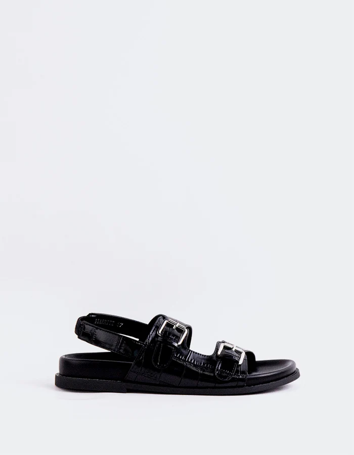 Biarritz Black Croco