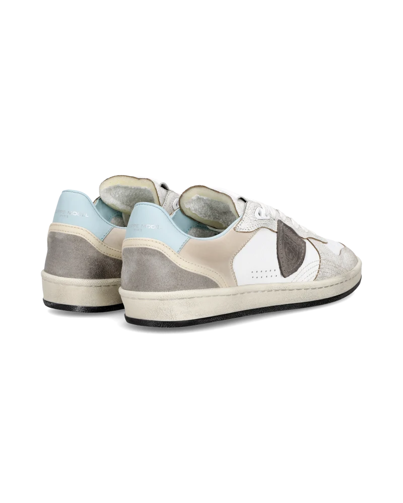 Sneakers Pgal Men, White Sky Blue