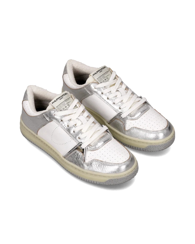 Sneakers La Grande Tennis Women, White Silver