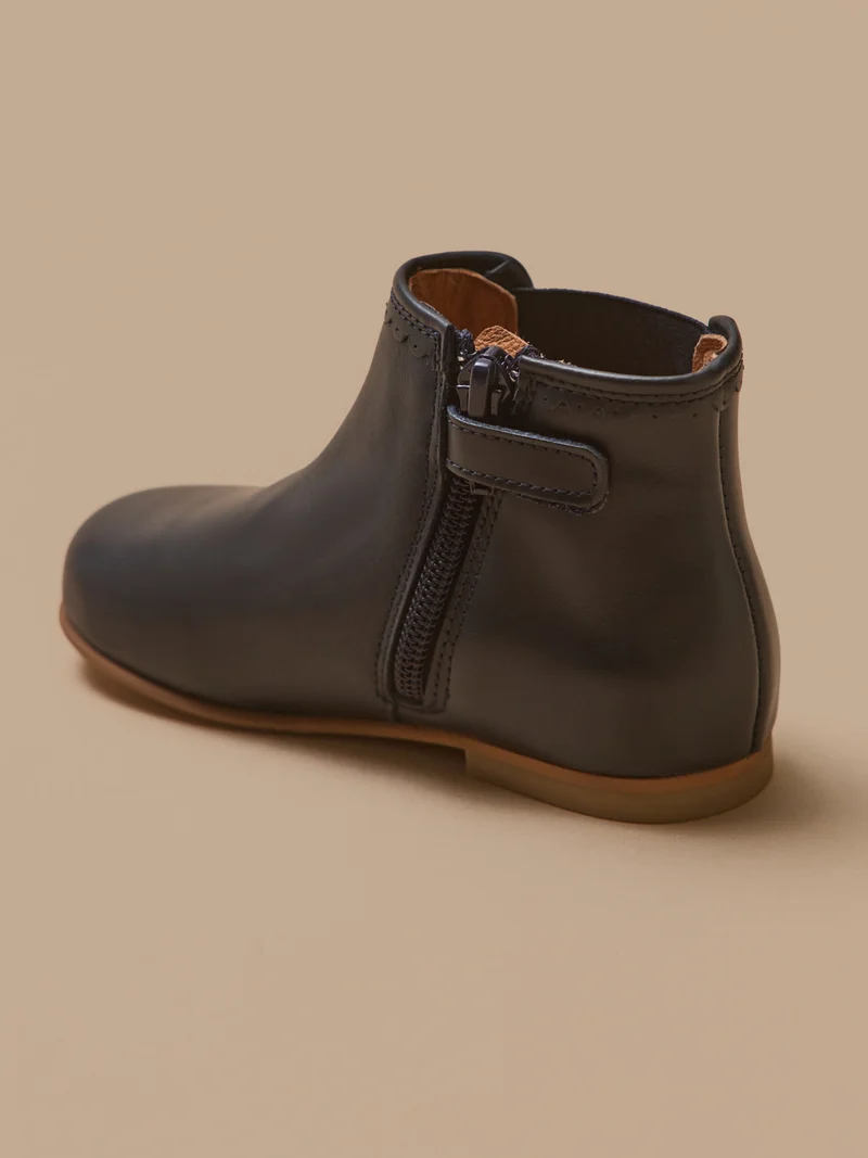 Boots cuir fille