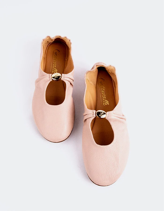 Lucette Pink Leather