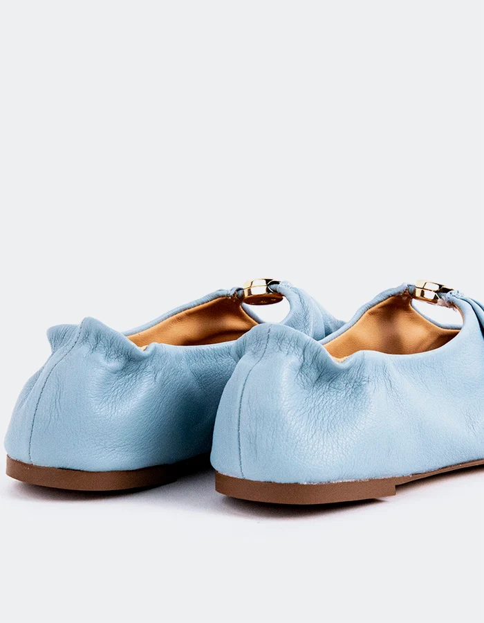 Lucette Blue Leather