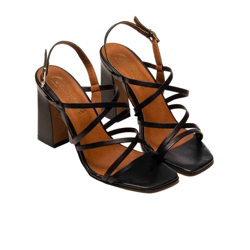 Feline Black Leather