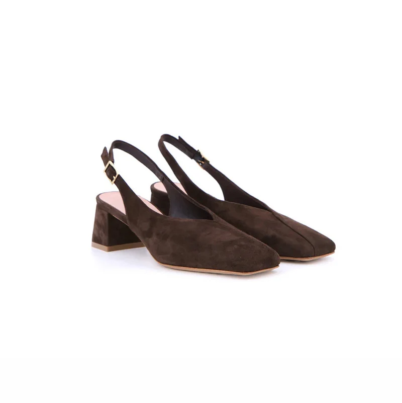 DORLA MARRON SUEDE