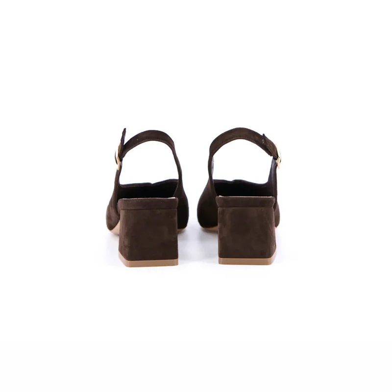 DORLA MARRON SUEDE