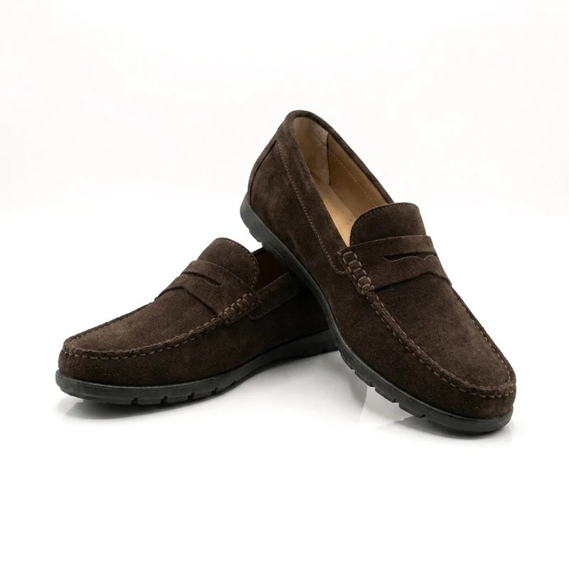 HENRY MARRON SUEDE