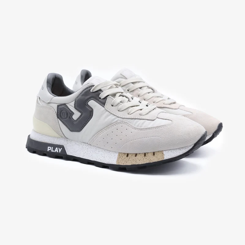 Sneakers Nances gris clair et gris foncé