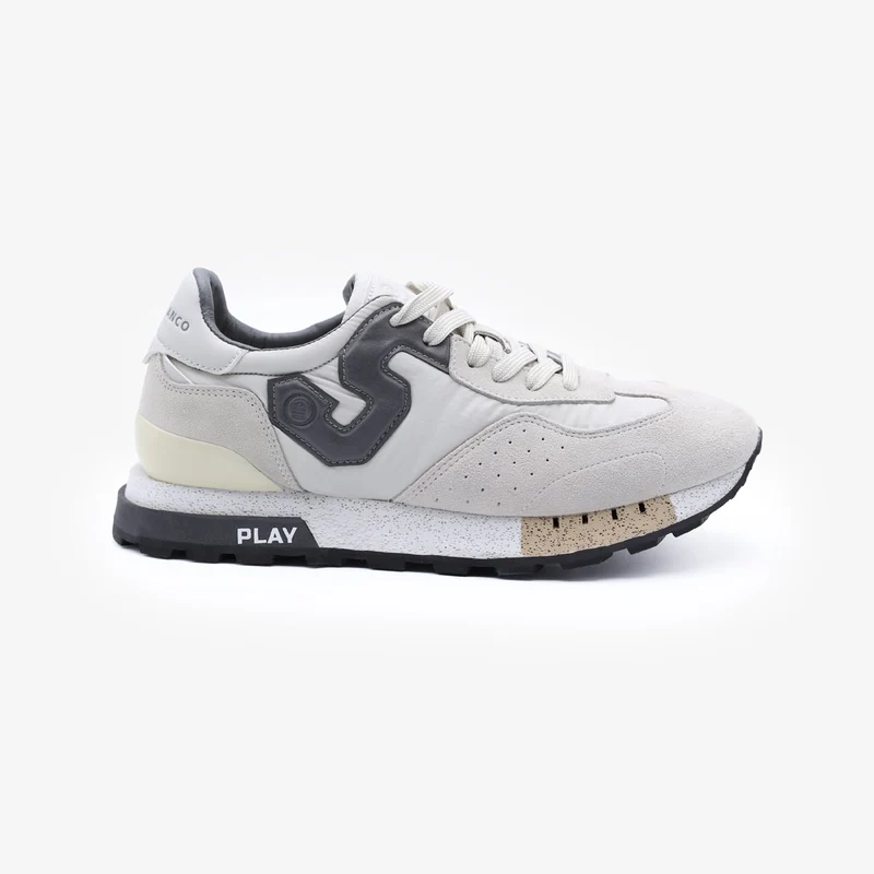 Sneakers Nances gris clair et gris foncé