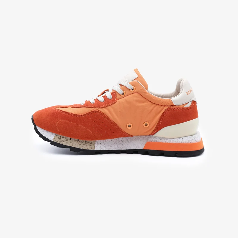 Sneakers Nances orange et beige