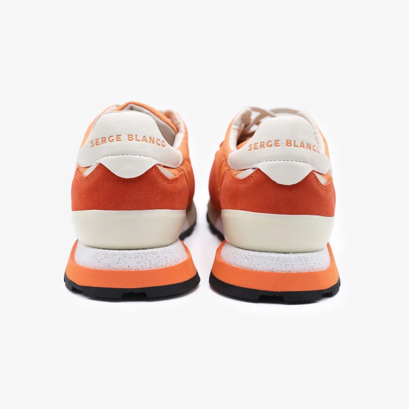 Sneakers Nances orange et beige