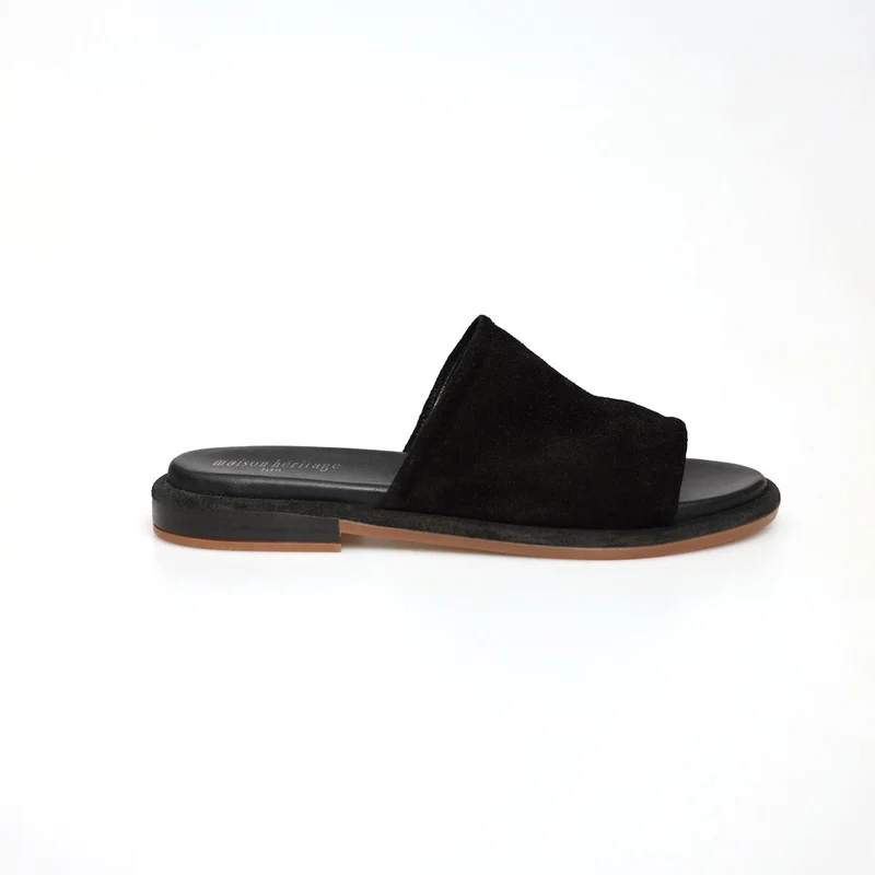 MACARIA NOIR SUEDE