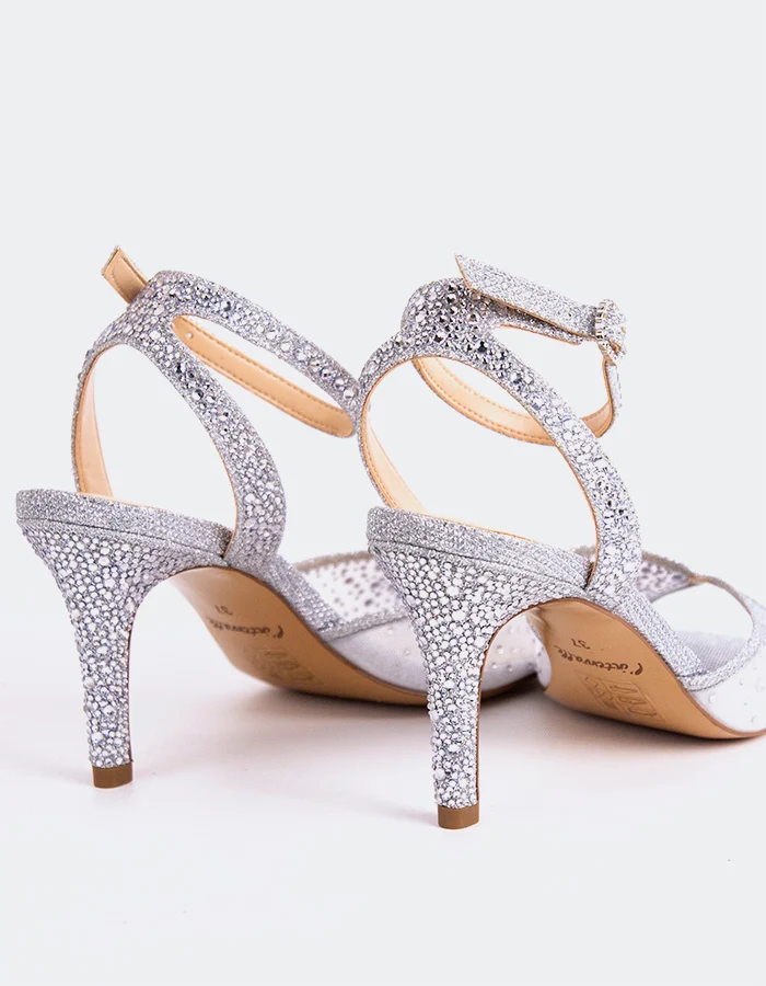 Glimzy Silver Mesh