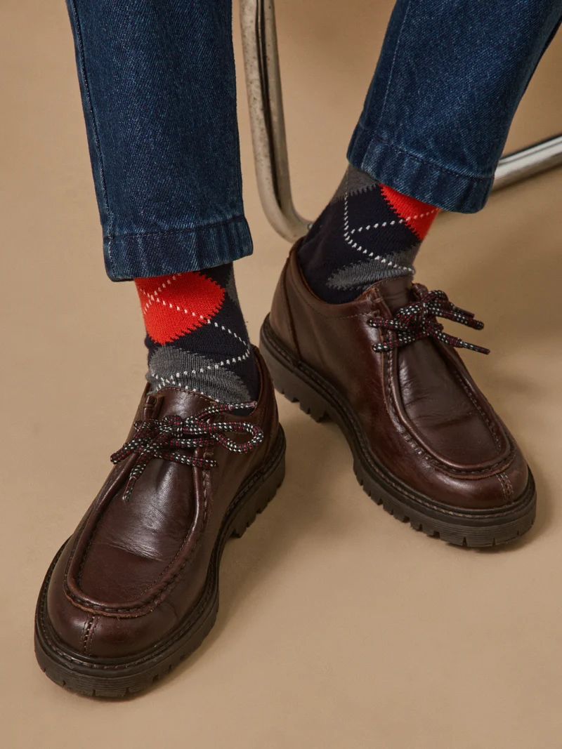 Derbies cuir garçon