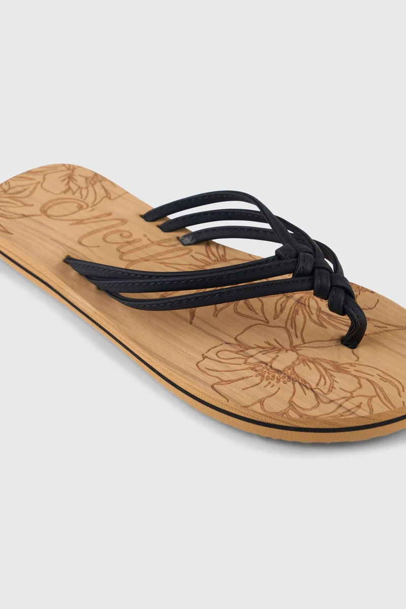 Tongs Ditsy | Black Out