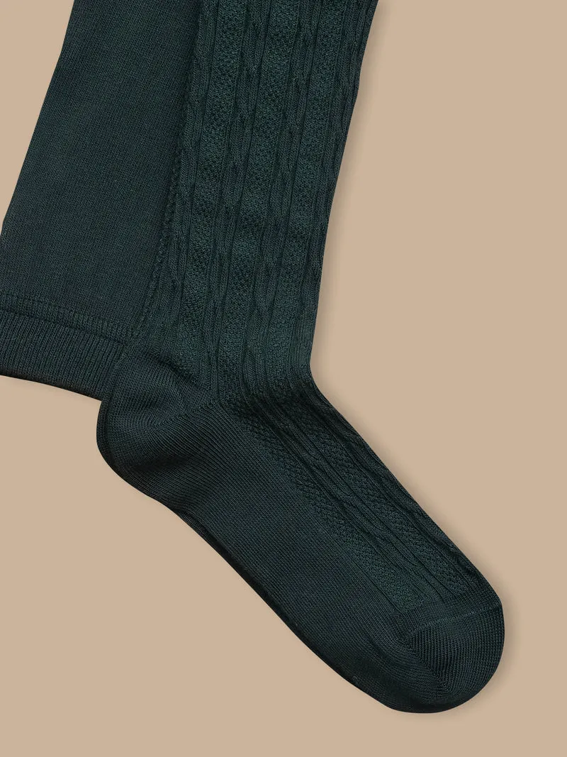 Collants Fille avec torsades