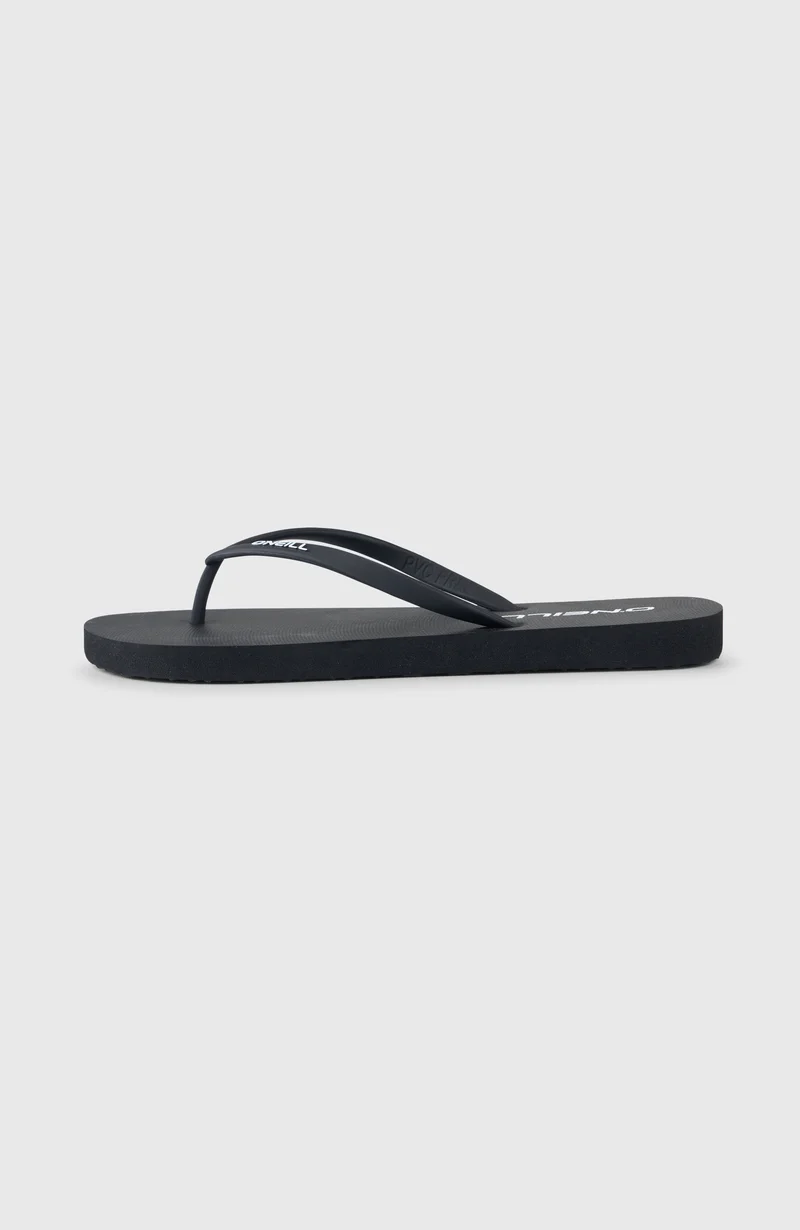 Tongs Profile à petit logo | Black Out