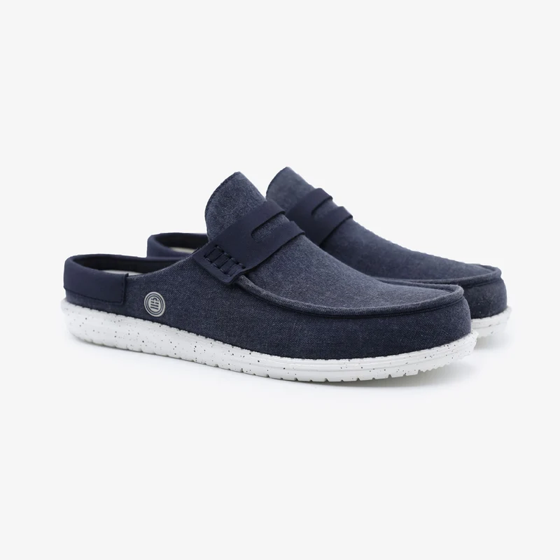 Mules Bidart bleu marine