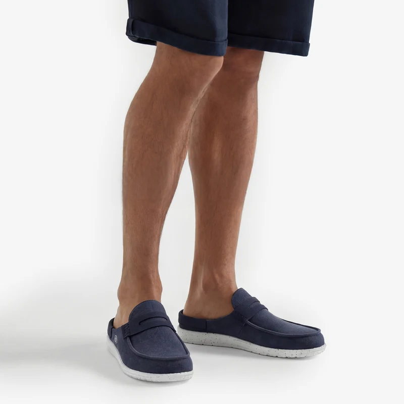 Mules Bidart bleu marine