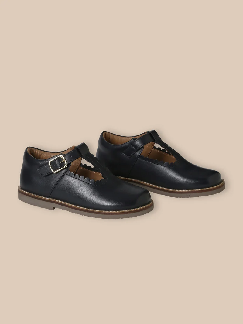 Salomés en cuir fille