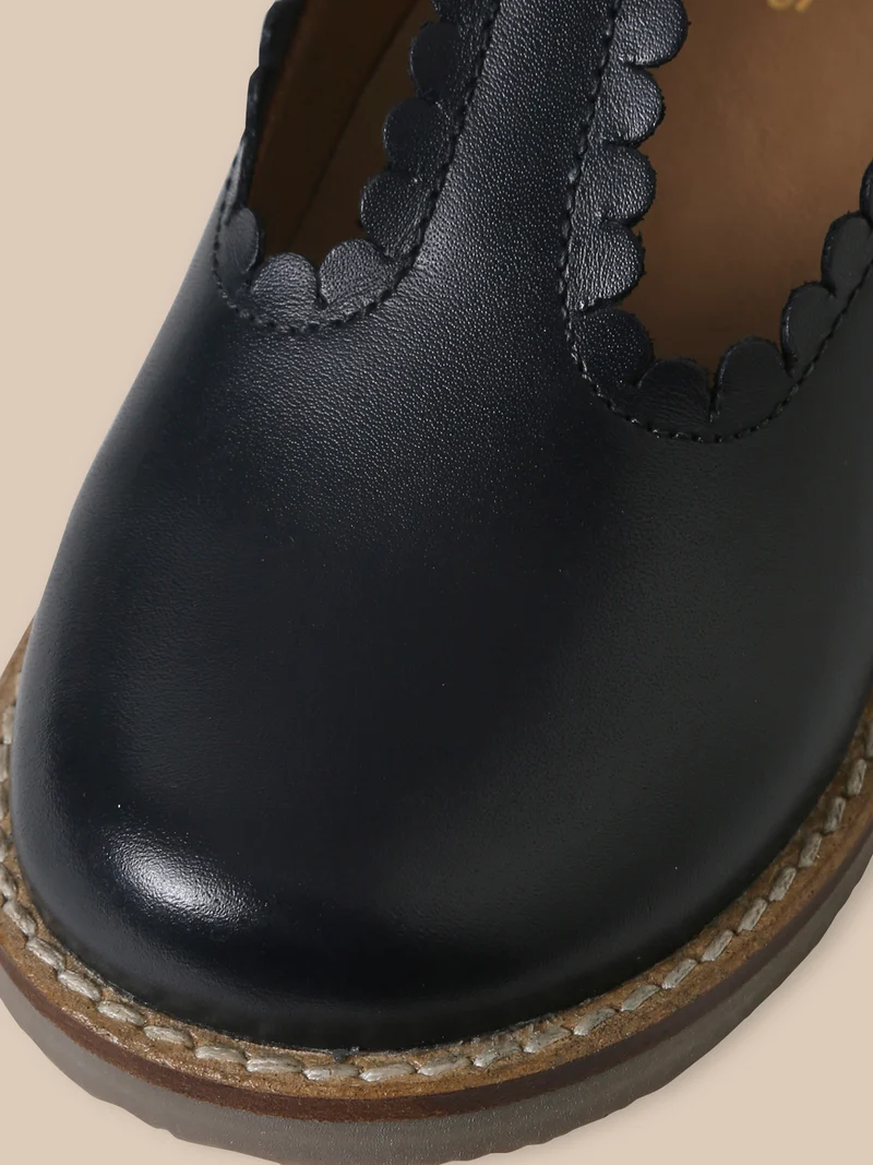 Salomés en cuir fille