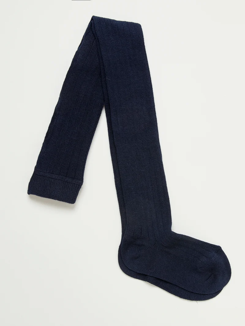 Collants à côtes fille