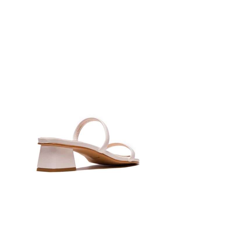 Jelani White Leather