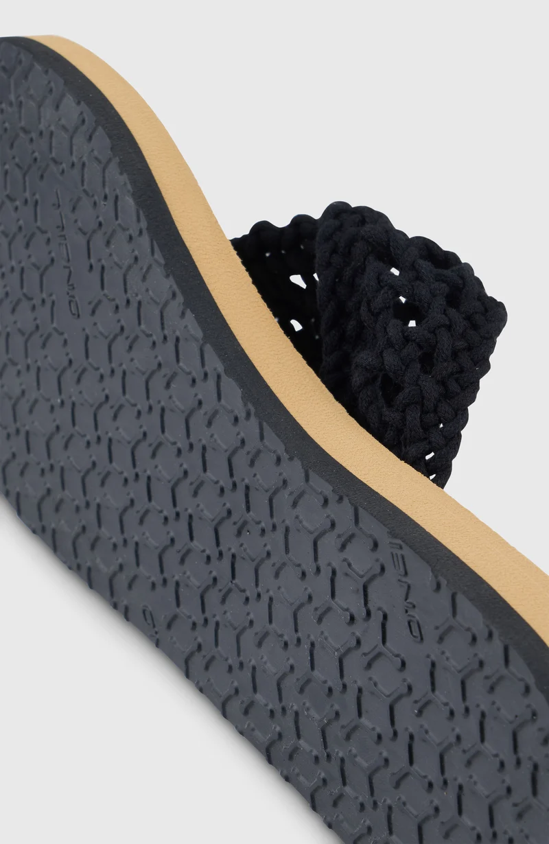 Tongs Ditsy Crochet | Black Out