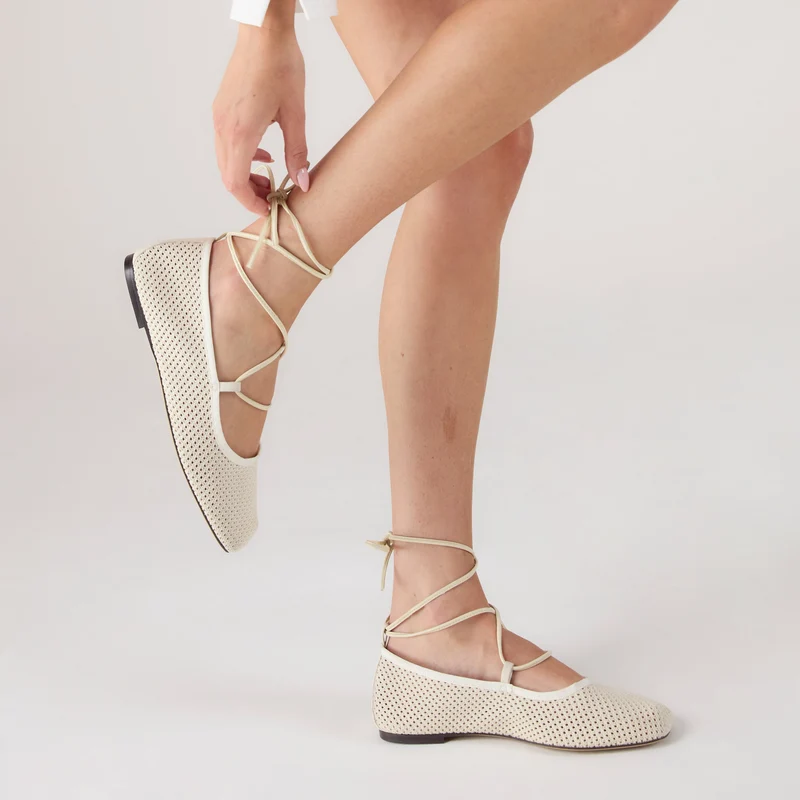 Ballerines Athena - Écru