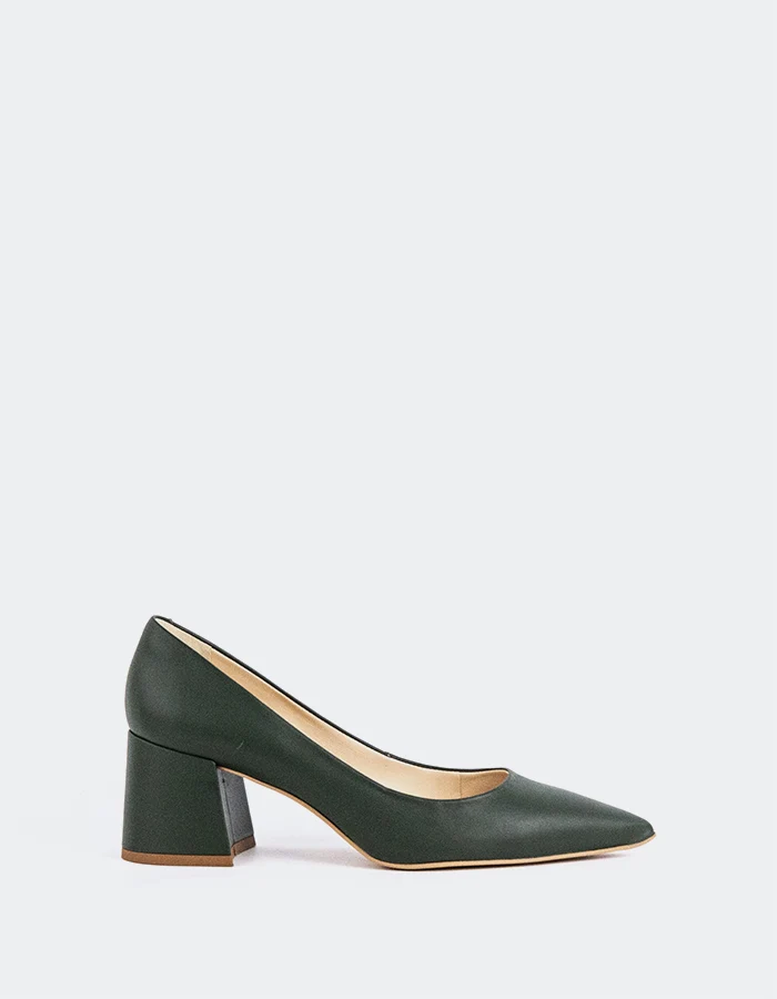Josephine Dark Green Leather