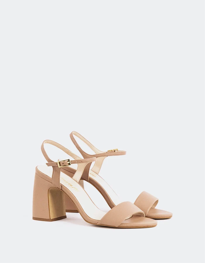 Daffy Dark Nude Leather