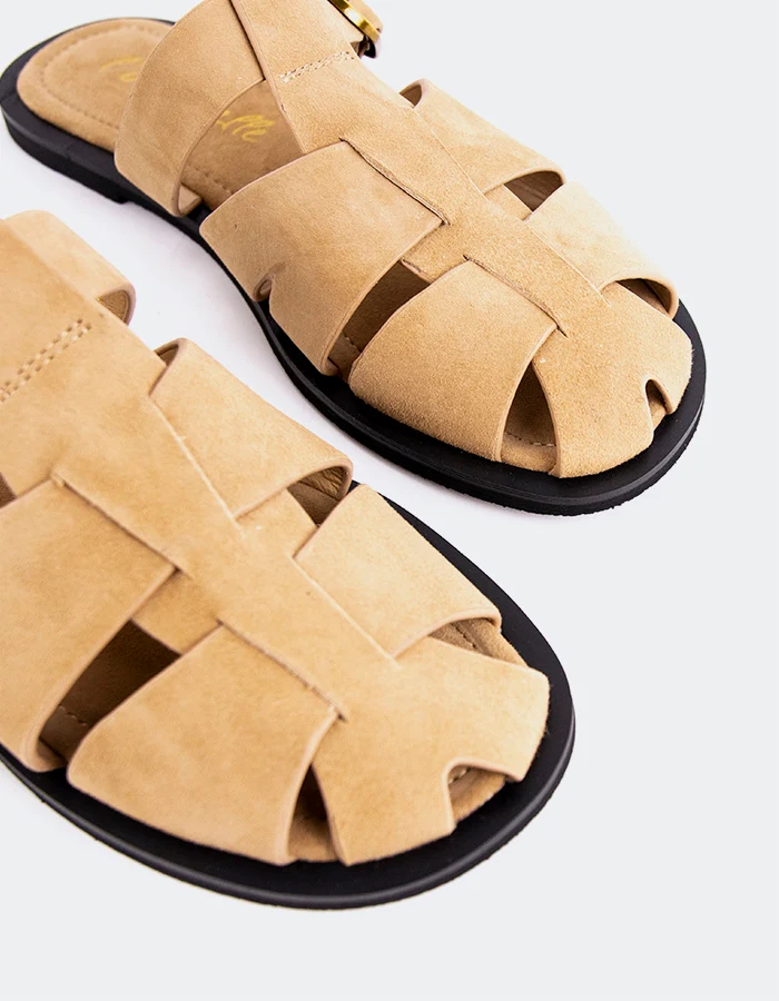 Nelda Beige Suede