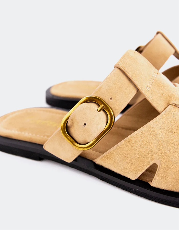 Nelda Beige Suede