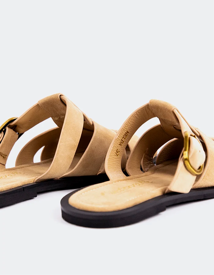 Nelda Beige Suede