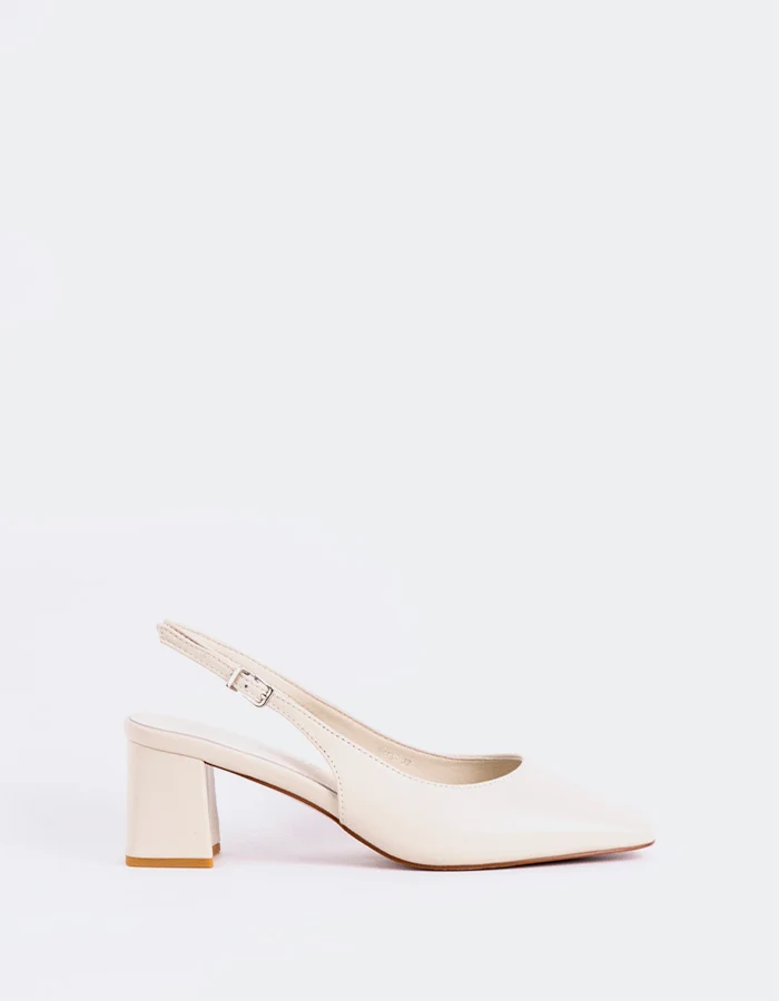 Meryl Off White Leather