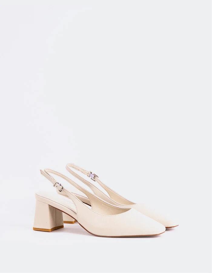 Meryl Off White Leather