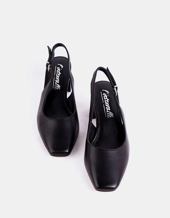 Meryl Black Leather