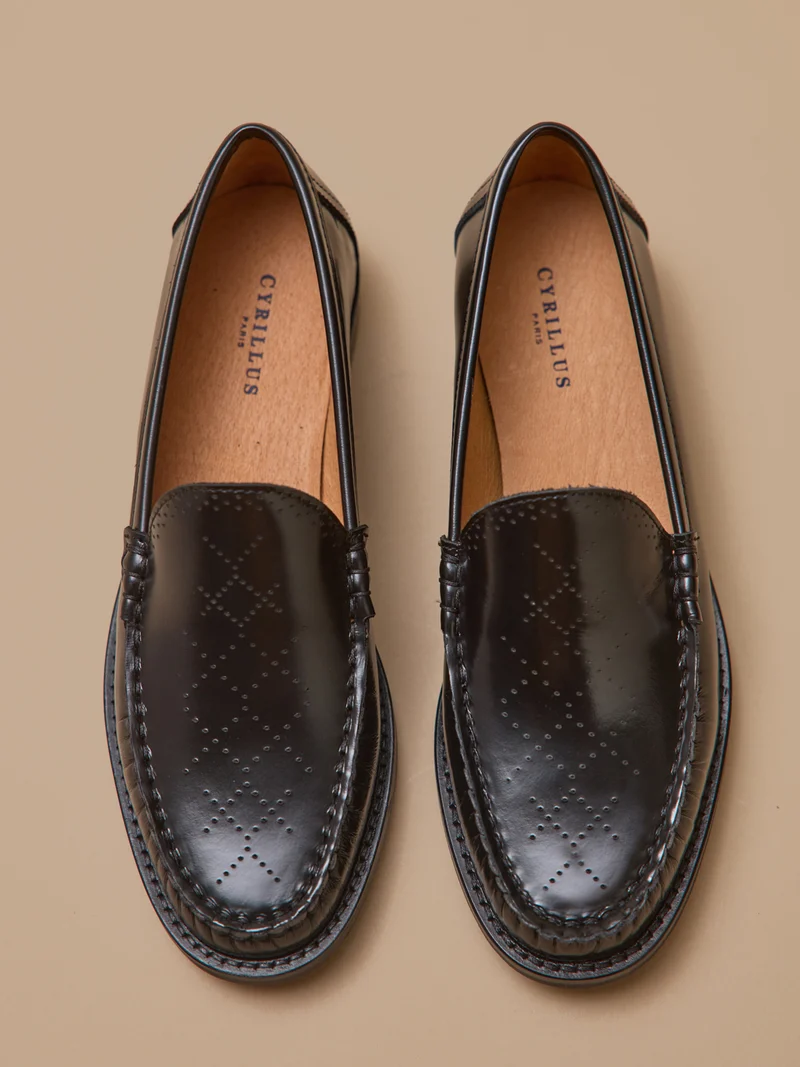 Mocassins cuir femme