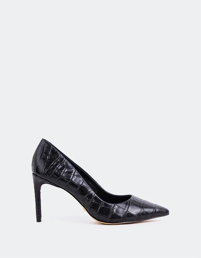 Zinnia Black Croco