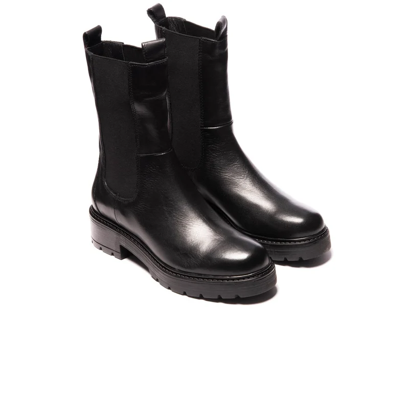 Forio Black Leather